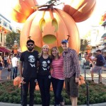 Jesus, Laura, Emilie and Mike in Disneyland 2013